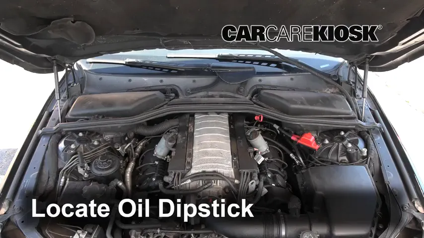 2005 BMW 545i 4.4L V8 Huile Vérifier le niveau de l'huile